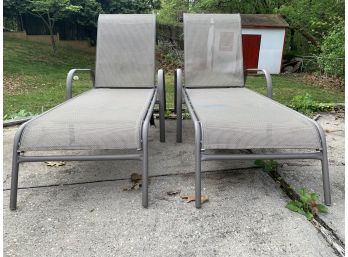 Pair Of Outdoor Chaise Lounge Chairs (1 Of 2)