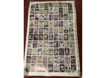 TCMA 1979 Uncut Sheet Printer Scrap Baseball Card Lot 2