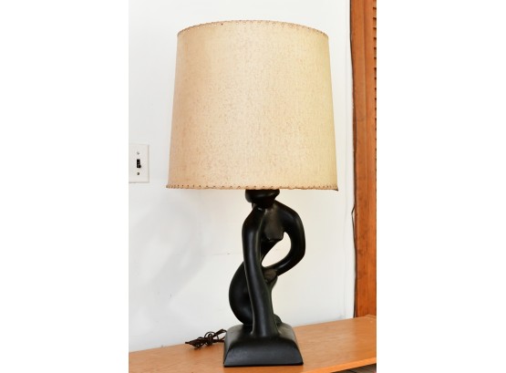 Mid Century Modern Lee Middleman Abstract Female Table Lamp