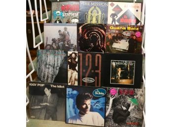 Collection Of 80s Vinyl Records