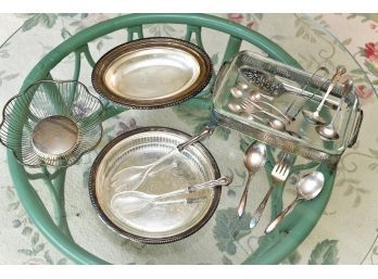 Collection Of Vintage Silver Plate