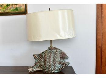 Mid Century Fish Lamp