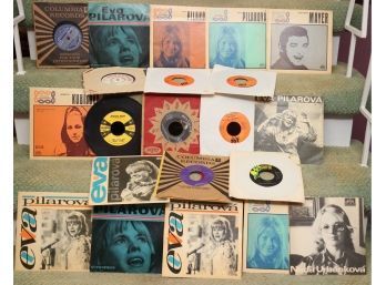 Collection Of Vintage 45s Various Titles And Artists