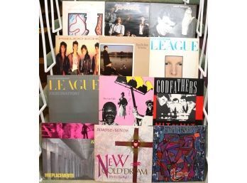 Collection Of 80s Vinyl Records