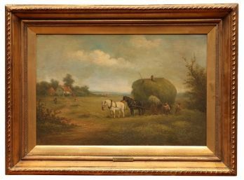 19th Century Oil On Canvas Signed J Richard Marshall