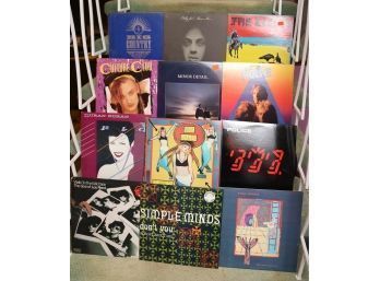 Collection Of 80s Vinyl Records Ing