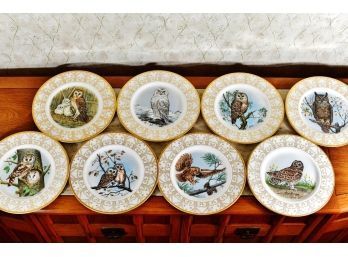 Owl Plates By Boehm Edward Marshall Collection