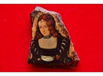Anna Lhamiec Hand Painted Icon Depicting Sibylle Von Cleve As A Bride' (1512-1553)