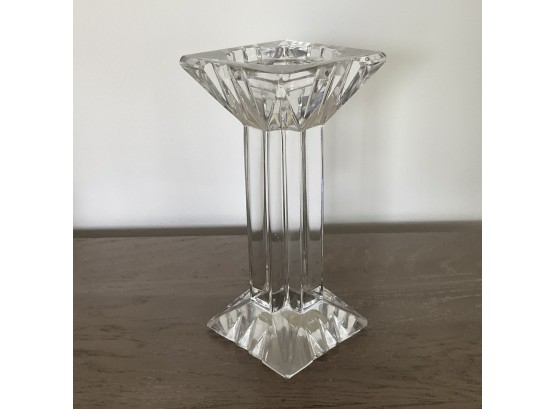 Crosswinds 8.5 Inches Crystal Pillar Candle Holder