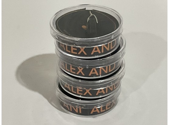 Four Alex & Ani .925 Sterling Silver Hook Glass Pendants New In Box