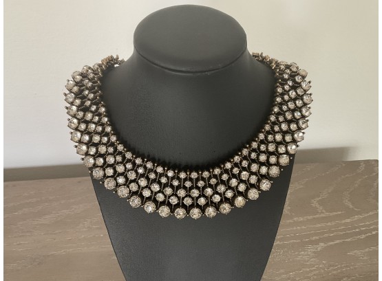 Stunning Stone Choker Statement Piece Necklace By Zara