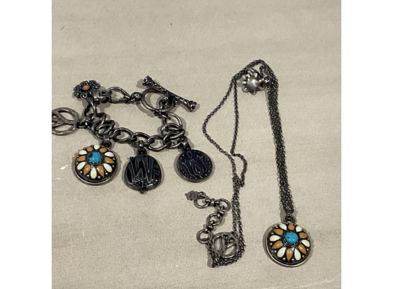 Lucky Brand Charm Bracelet & Necklace