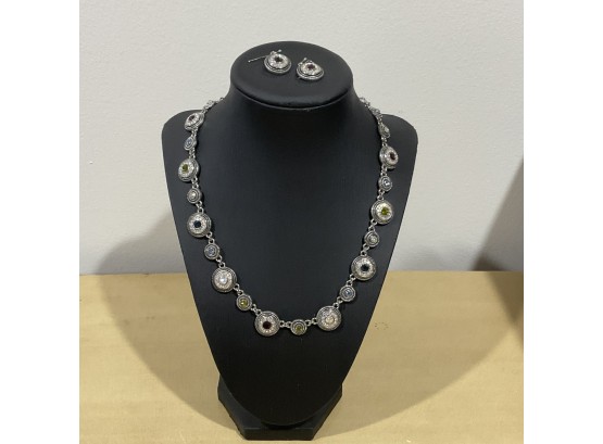 Lia Sophia Earrings & Necklace Set