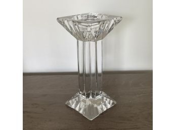 Crosswinds 8.5 Inches Crystal Pillar Candle Holder