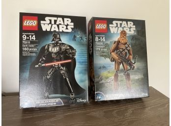 Lego Star Wars Chewbacca & Darth Vader New Unopened Boxes