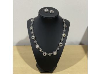 Lia Sophia Earrings & Necklace Set