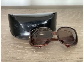 Fendi Gold Inserts 400 R Sunglasses With Case Limited Edition