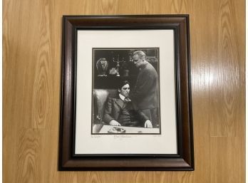 Al Pachino & Marlon Brando Godfather Photograph 1972 Vintage Collection With COA