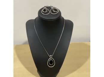 Brighton Tear-drop Earring With Necklace