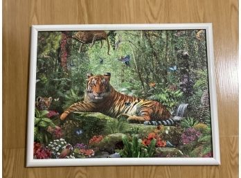 Tiger Jungle Framed Puzzle