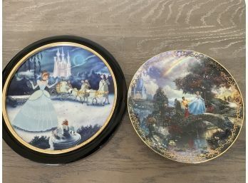 2 Cinderella Plates Wishes Upon A Dream Treasures Moments