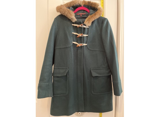Comptoir Des Cotonniers - Toggle Hooded Coat - Size 42