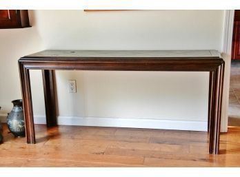 Mid Century Oak Console Table By Lane Furniture