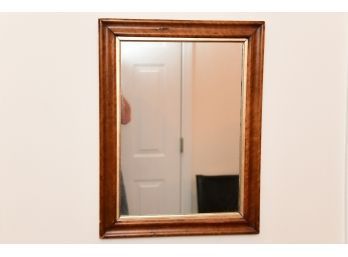 Walnut Framed Wall Mirror