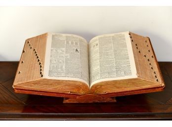 Webster Second Addition Dictionary With 1950s Bookstand
