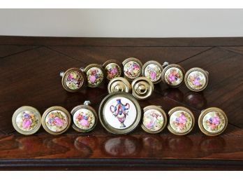 Collection Of Victorian Porcelain Knobs