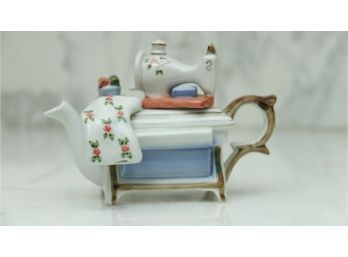 Sewing Machine Teapot