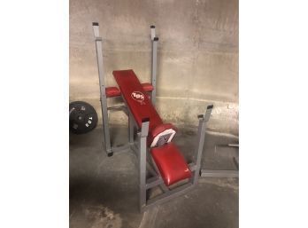 Red Gym Bench Press