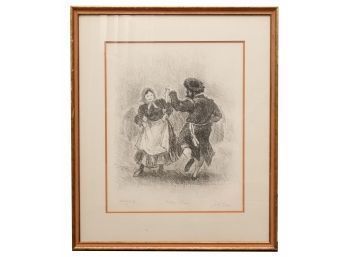 Village Dance By Tully Filmus Signed & Numbered