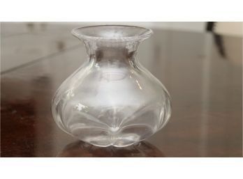 Val St Lambert Crystal Vase