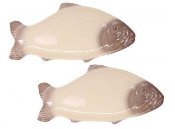 Two Large Fish Platters