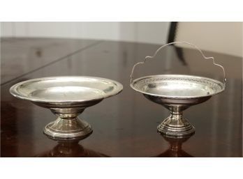 Weighted Sterling Footed Dishes