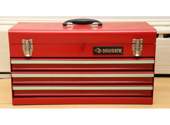 Husky Tool Box With Contents