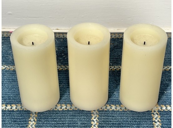 Illuminated Pillar Candle Set