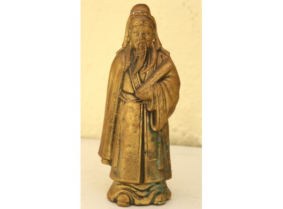 Brass Asian Emperor Figurine