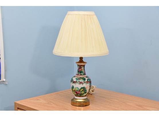 Ceramic Hand Painted Small Accent Lamp