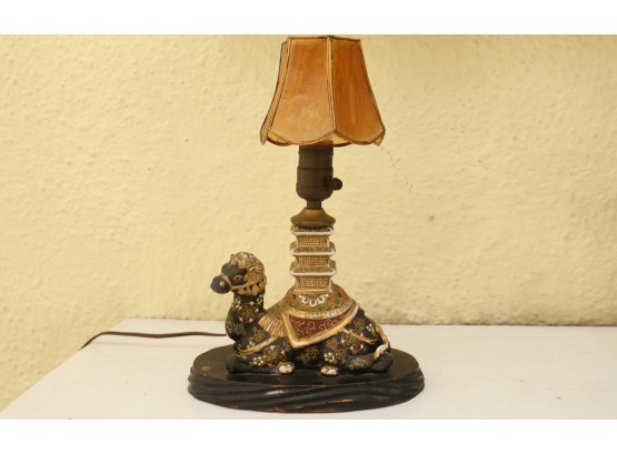 Hand Painted Camel Lamp