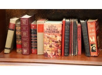 Old Books Including  Complete Works Of Shakespeare