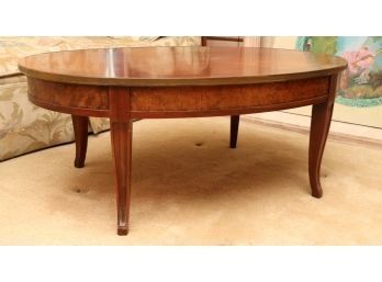 Baker Furniture Oval Coffee Table