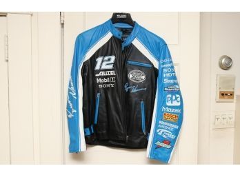 Ryan Neuman Alltell Leather Racing Jacket Size Medium Medium
