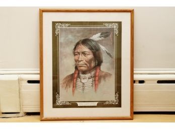 Native American Print By Bill Hampton
