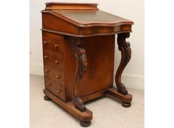 Davenport Desk With Leather Top