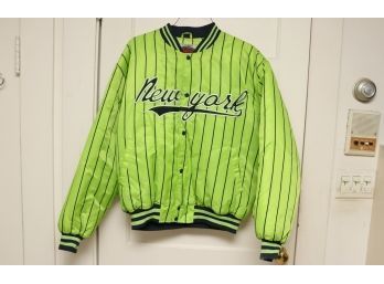 New York Florescent Green Jacket Size XL