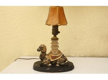Hand Painted Camel Lamp