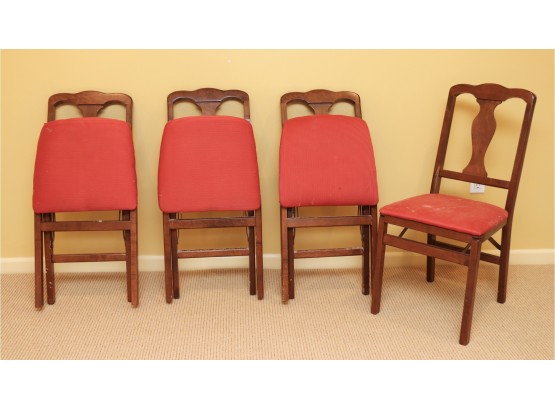 Set Of 4 Folding Chairs