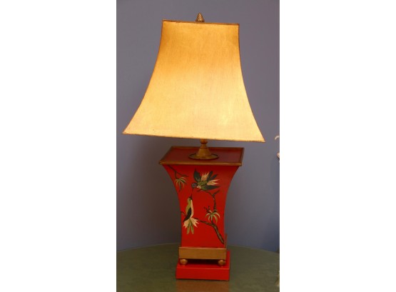 Hand Painted Bird Table Lamp